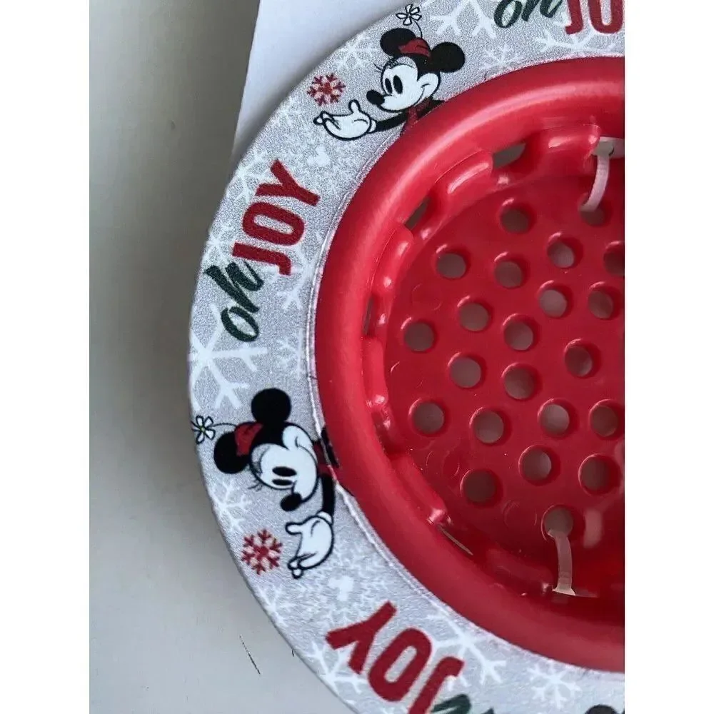 Disney Minnie Mouse Christmas KITCHEN‎ SINK STRAINER Standard Size Drain Oh Joy!
